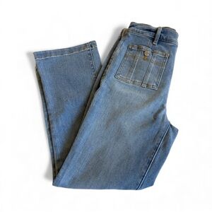 NWOT - LOFT Patch Pocket Kick-Crop Jeans